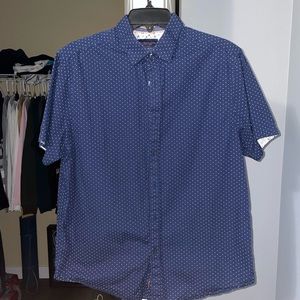 Denim & Flower Button Down